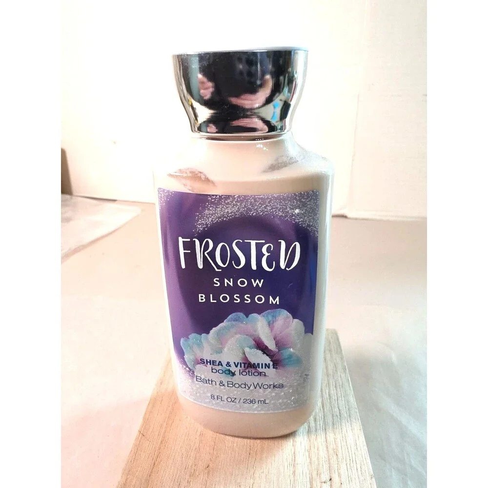 New Frosted Snow Blossom Body Lotion Bath And Body Works 8oz